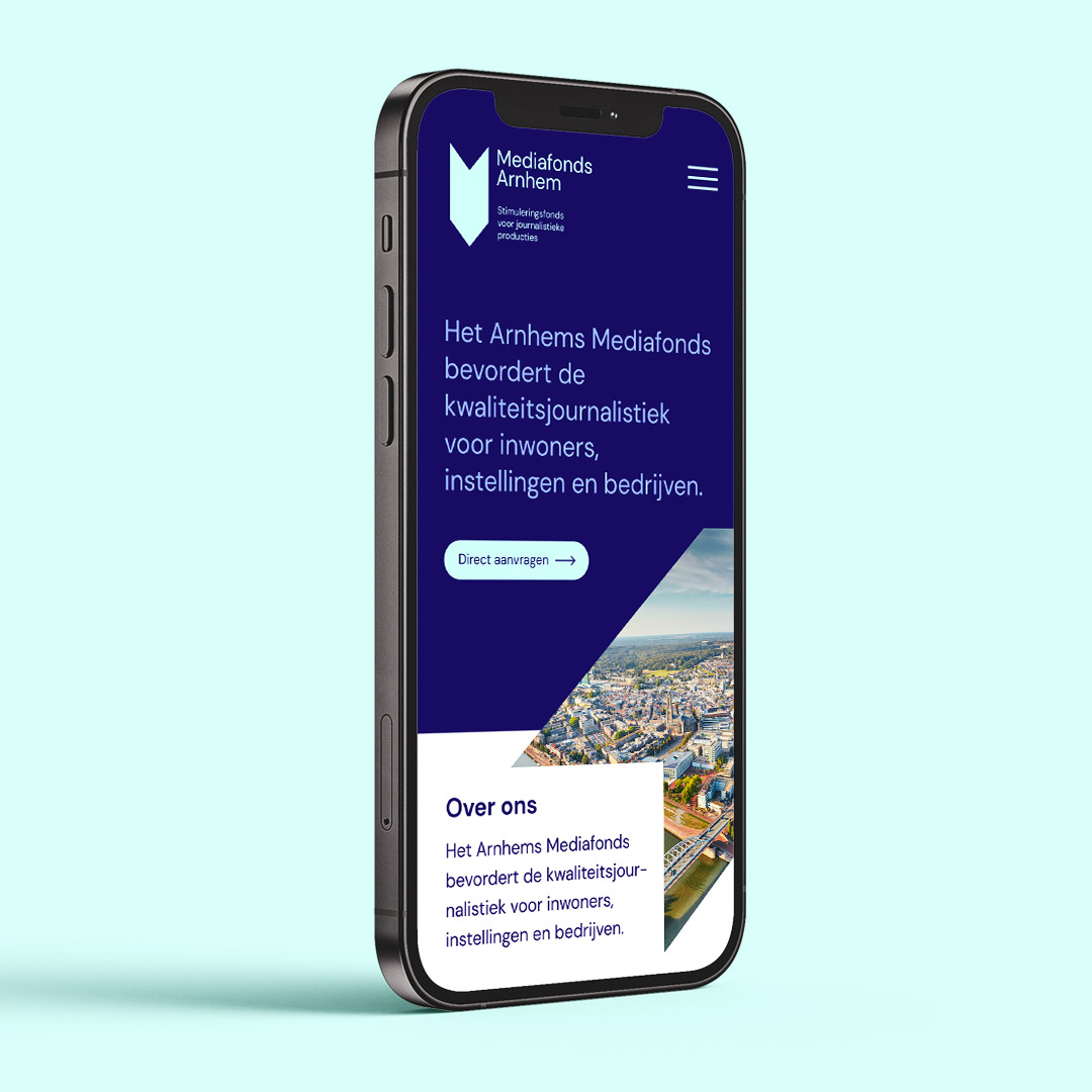 Mediafonds Arnhem mobiele website