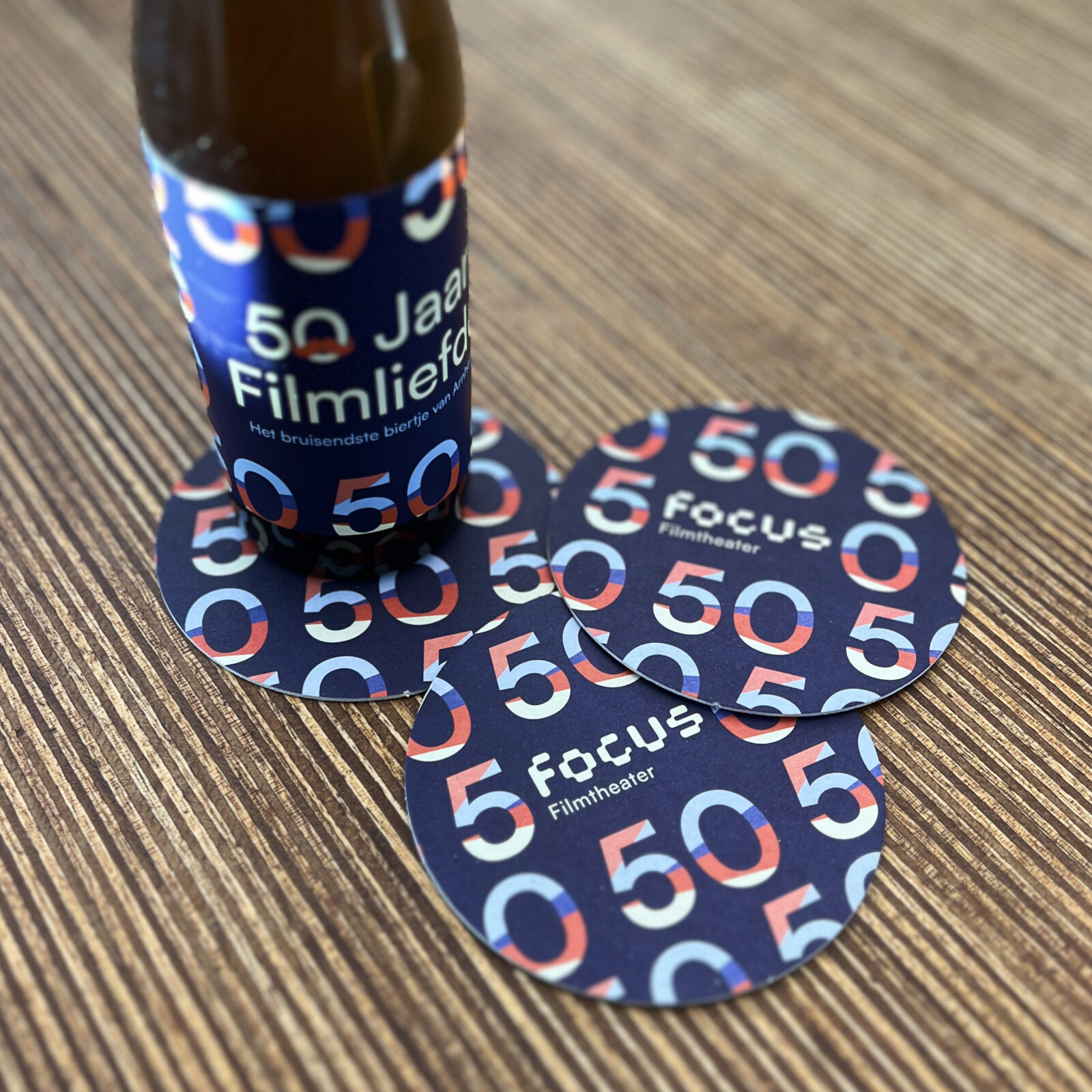 Bierviltjes voor 50 jarig jubileum